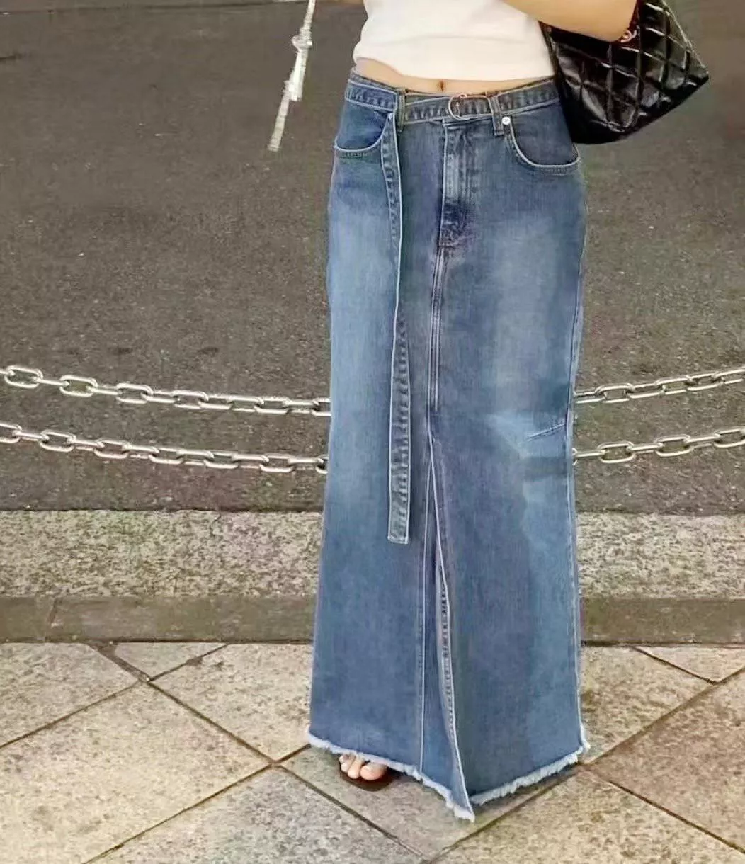 率性丹寧牛仔裙