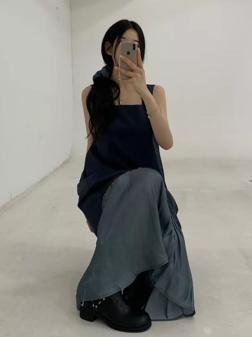 率性極光流線洋裝