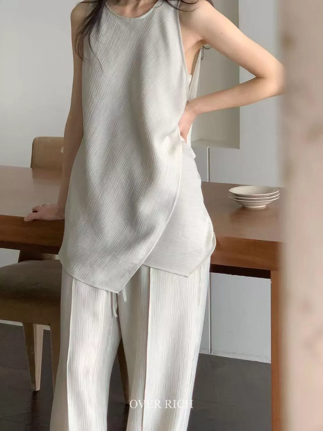 知性美木直紋交叉質感套裝『分售價格另詢』