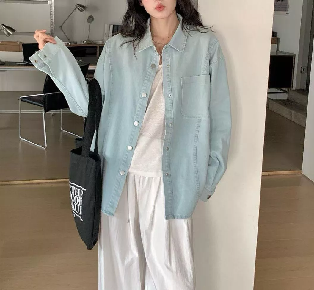 挺版馬卡龍系列襯衫外套