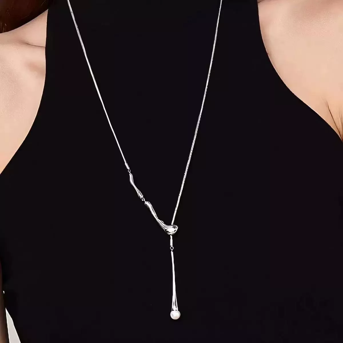 質感垂墜經典項鍊