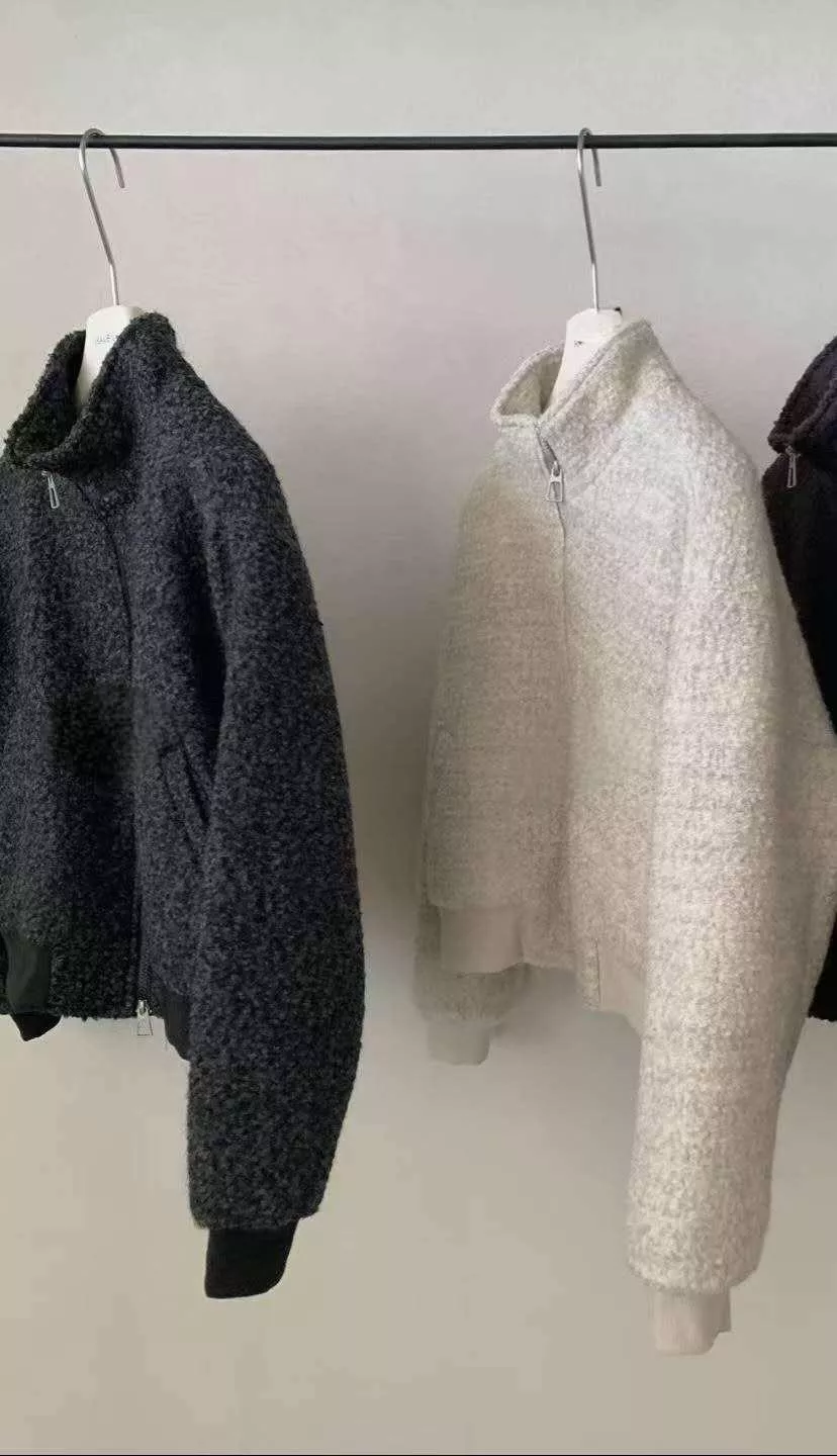 率性珍珠棉羊毛外套雨