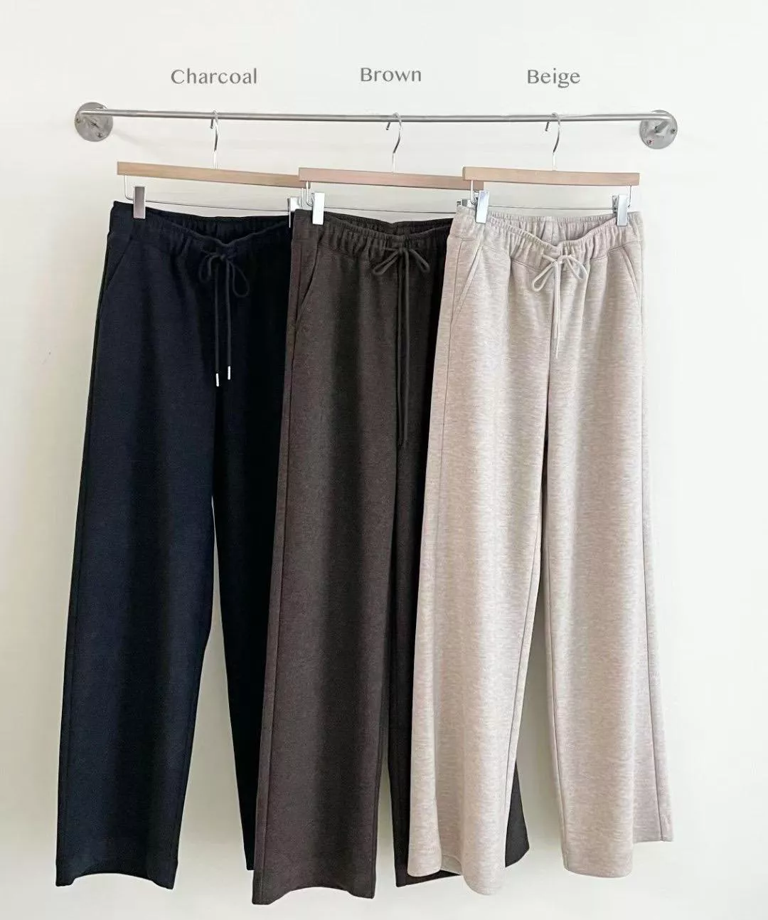 休閒鬆緊帶舒適棉褲