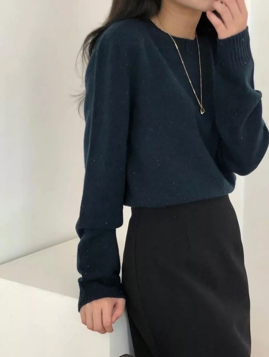 混色克什米爾上衣