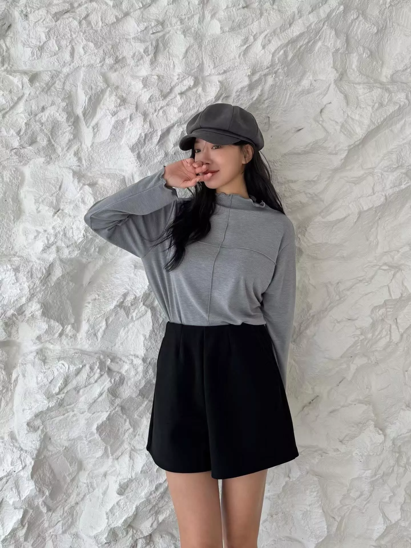 🔥俐落彈性鬆緊帶顯瘦短褲