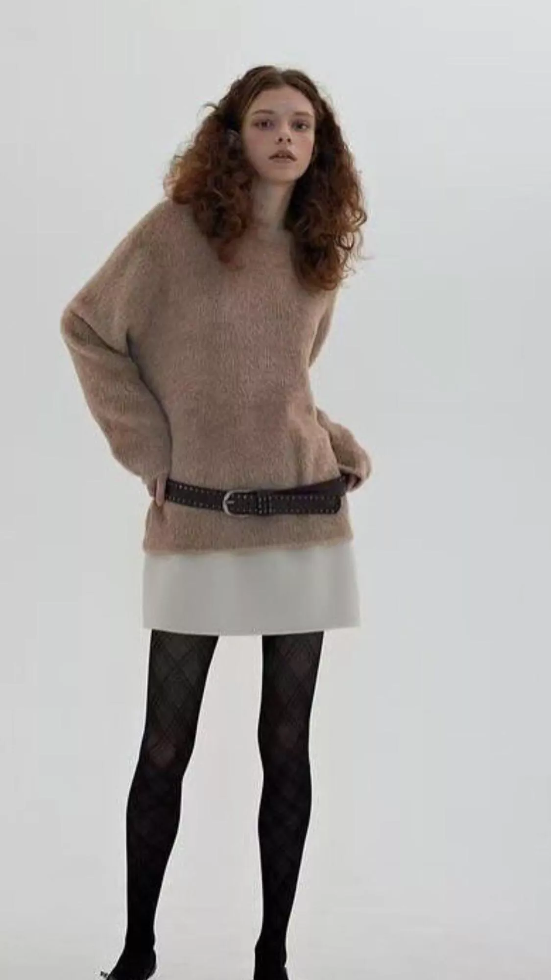 水貂毛俐落上衣