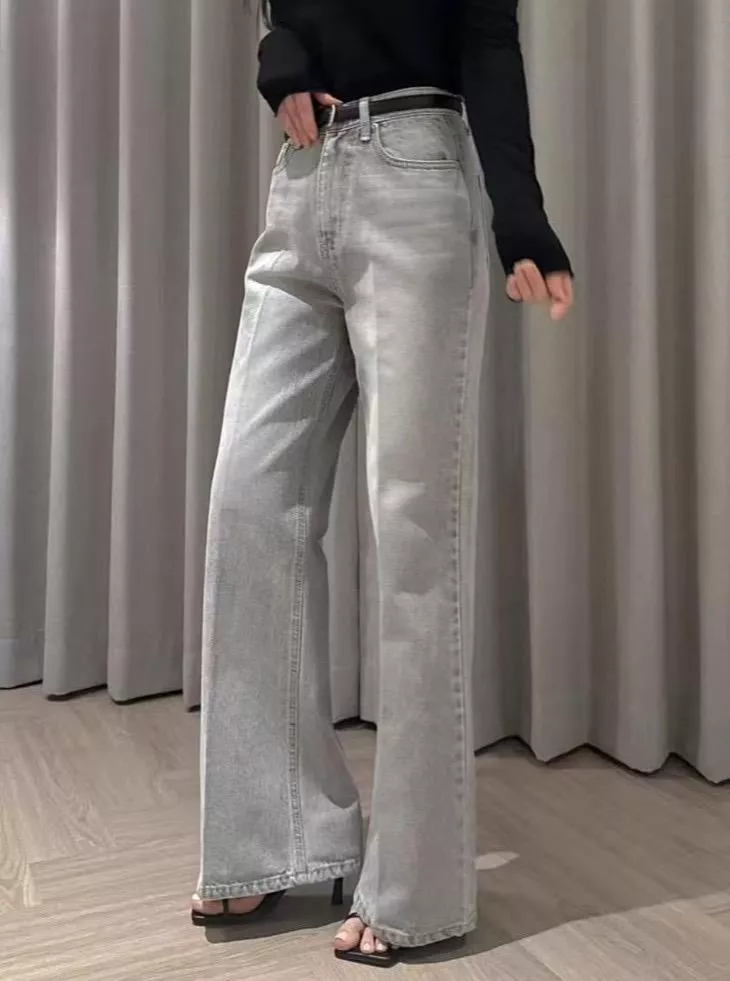 白會刷色質感牛仔褲