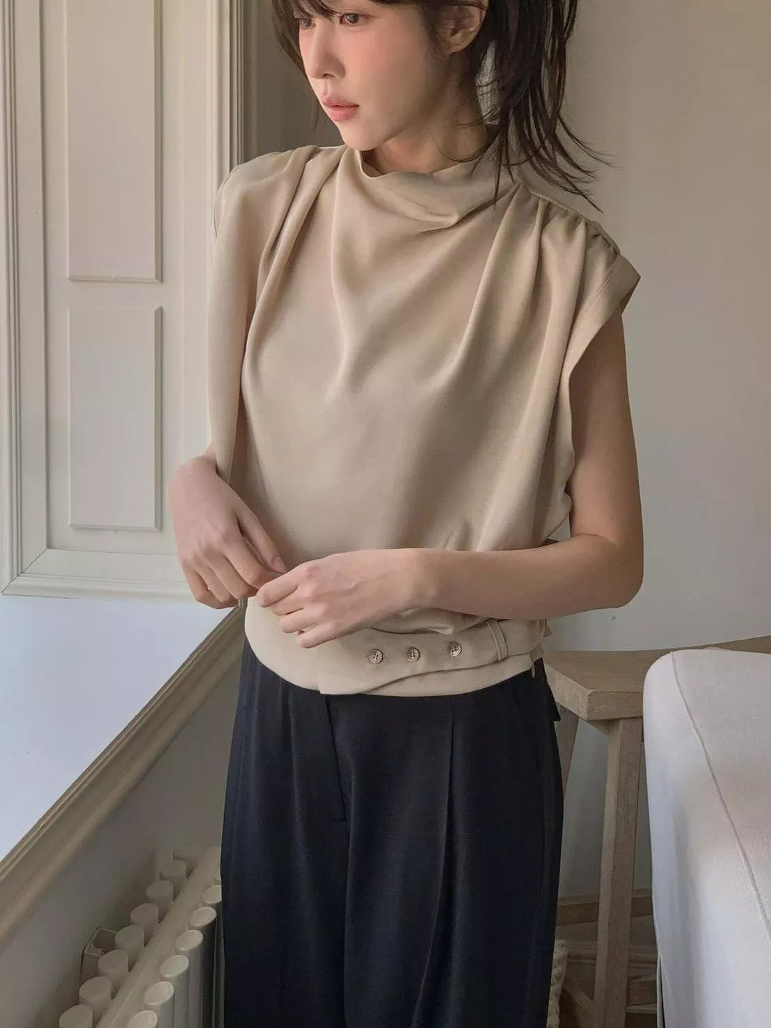 絕美優雅雪紡上衣