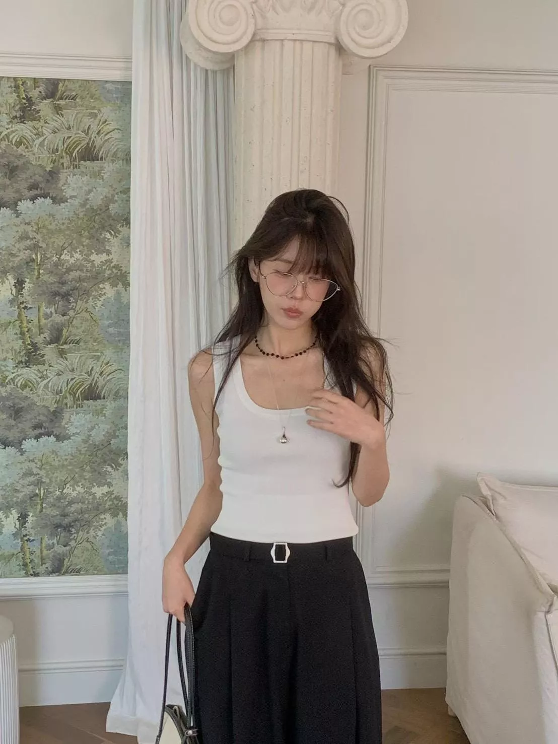 方圓領背心 單穿背心 內達背心