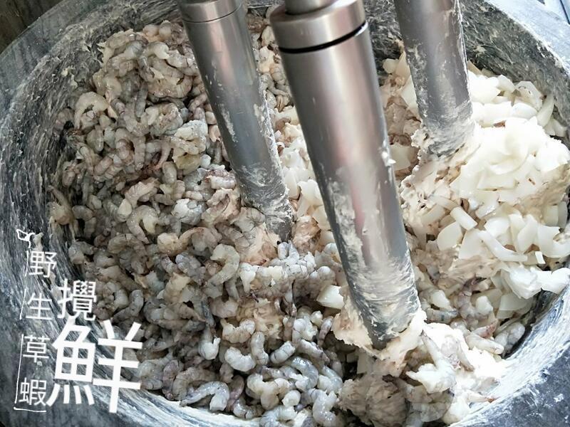 海洋娜海鮮魚品超配火鍋的花枝蝦漿新鮮野生海產製作口感讚味道甜美