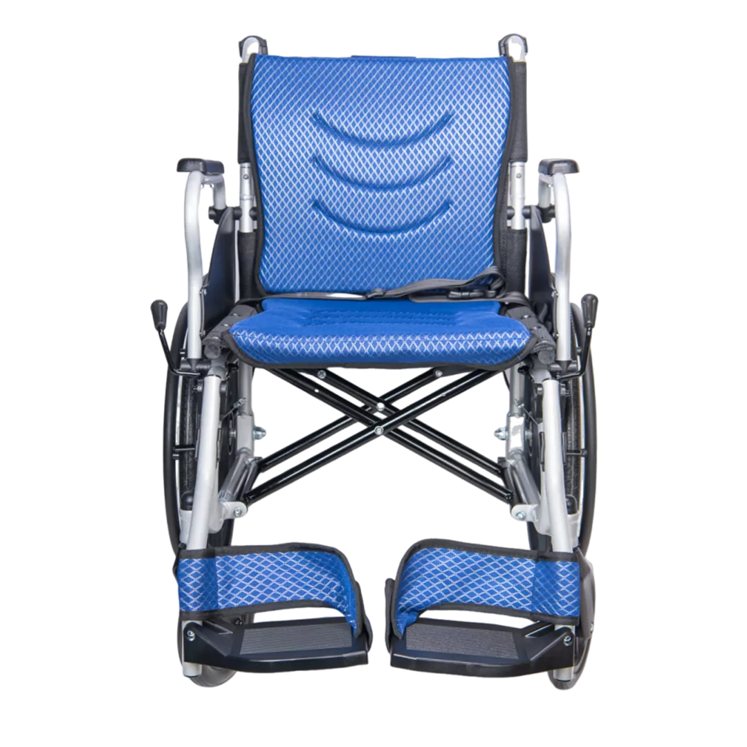 輪椅B款 鋁合金 手把處固定剎車 均佳 JW-G250