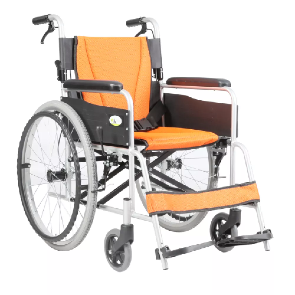 杏華 JR200S 鋁合金 背可折 日式強化型雙層鋁輪椅