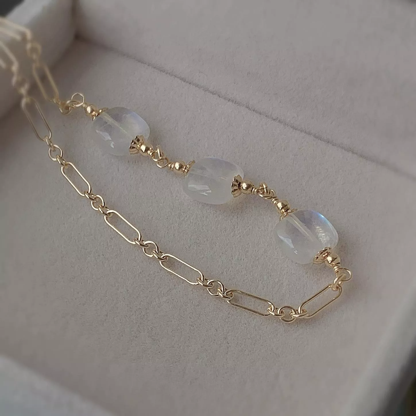 天然月光石手鍊