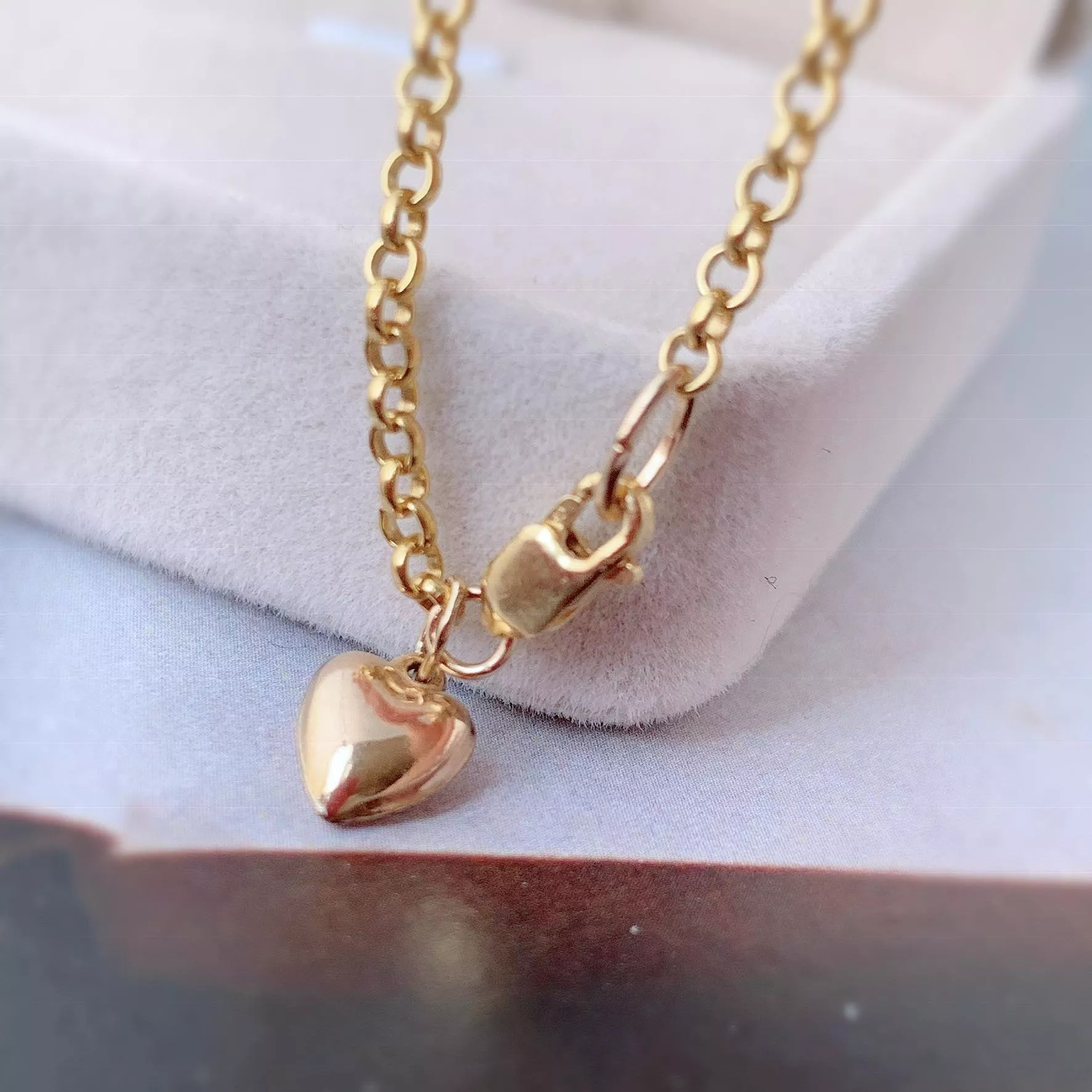 14KGF ❘ 經典桃心手鏈