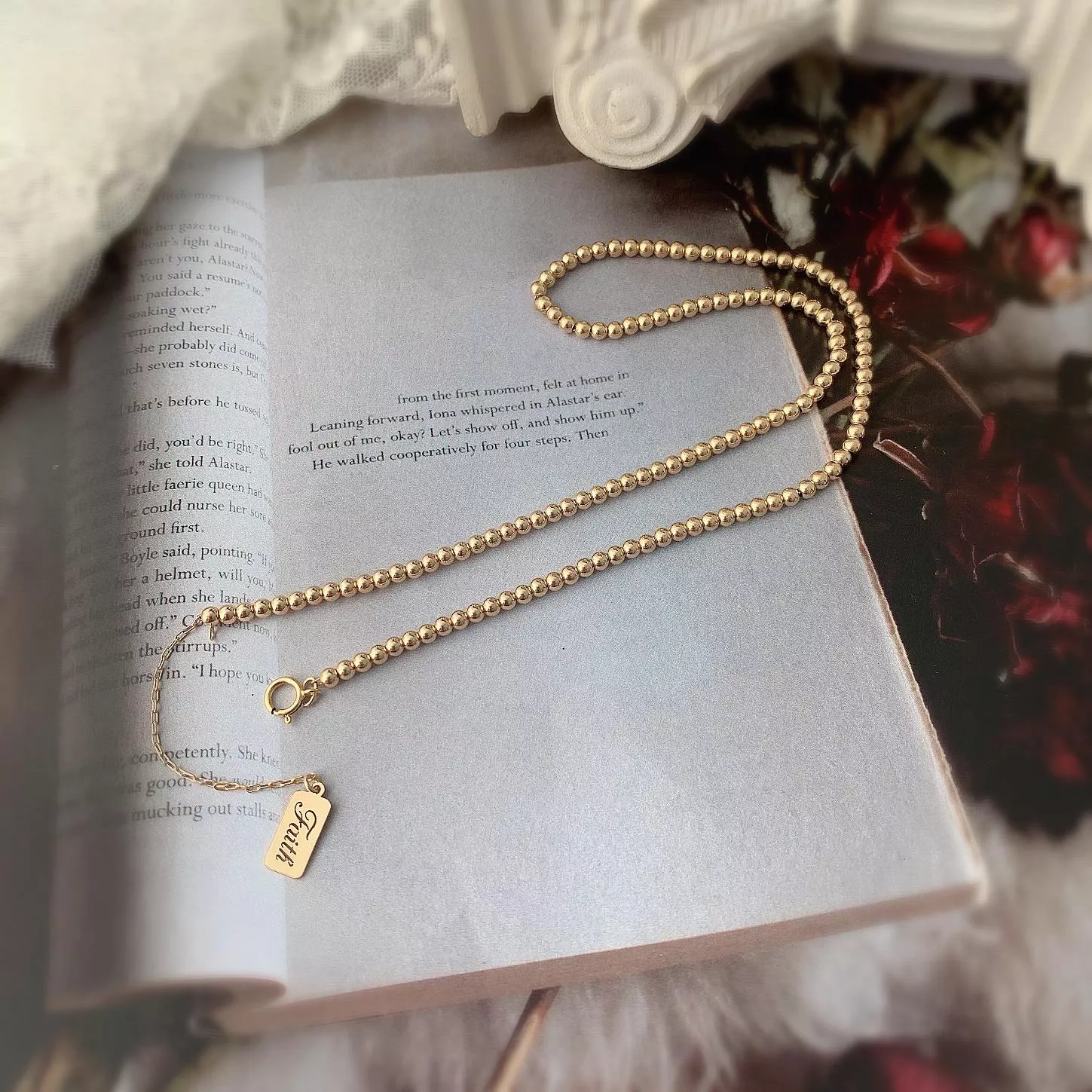 14KGF ❘ 預購❘ 3mm細緻珠珠項鏈-多種配戴