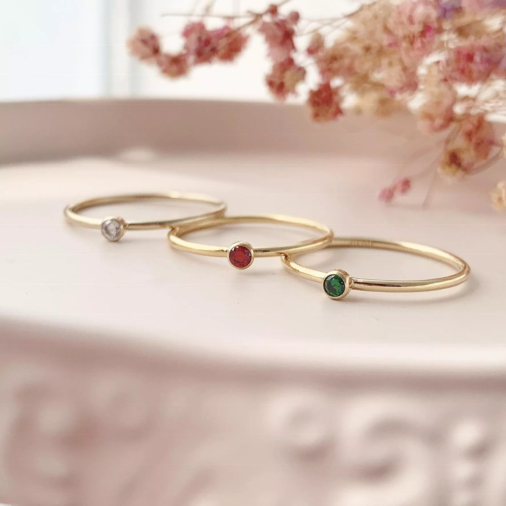 14KGF ❘ 繁星成品線戒