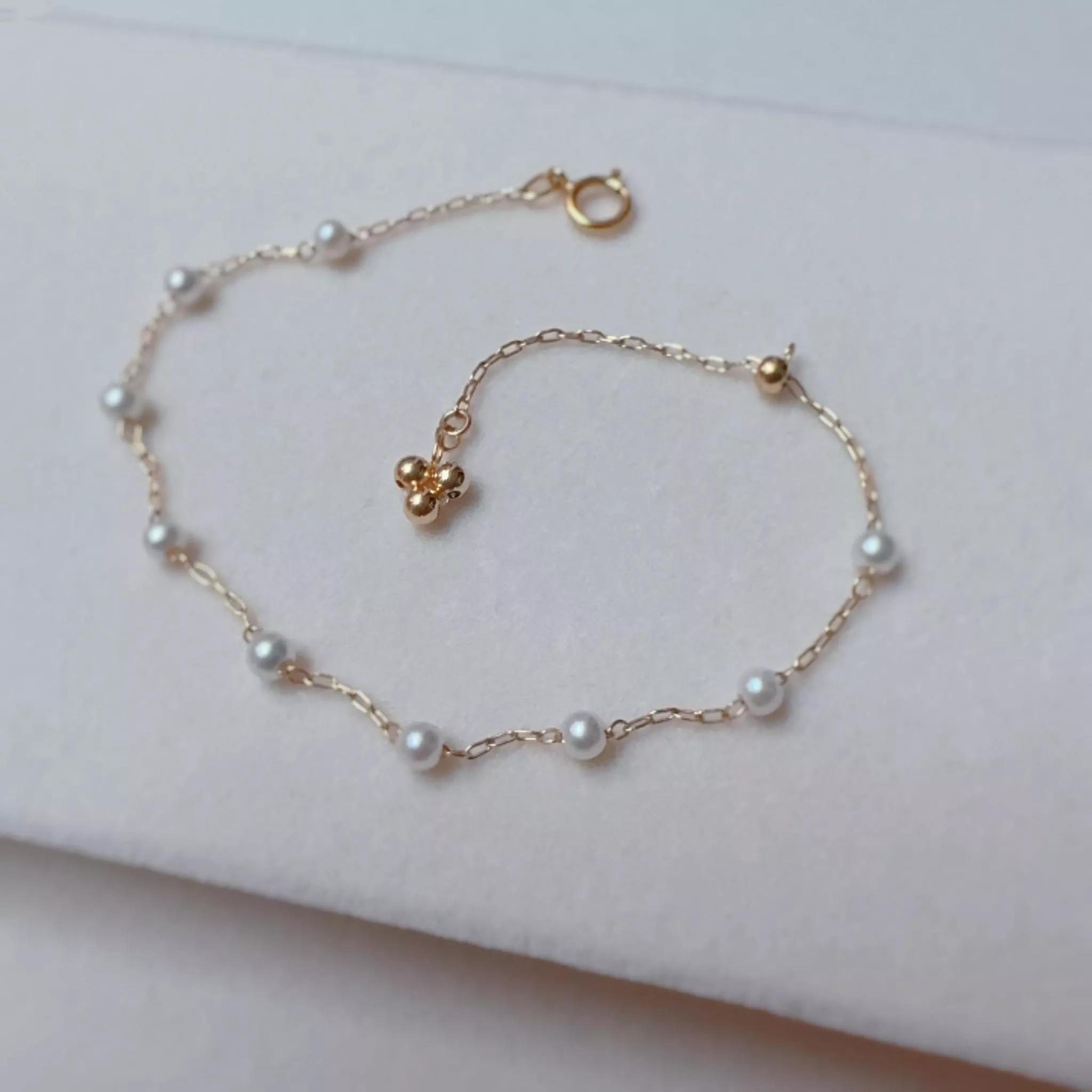 14KGF ❘ 滿天星 · 4mm珍珠手鏈