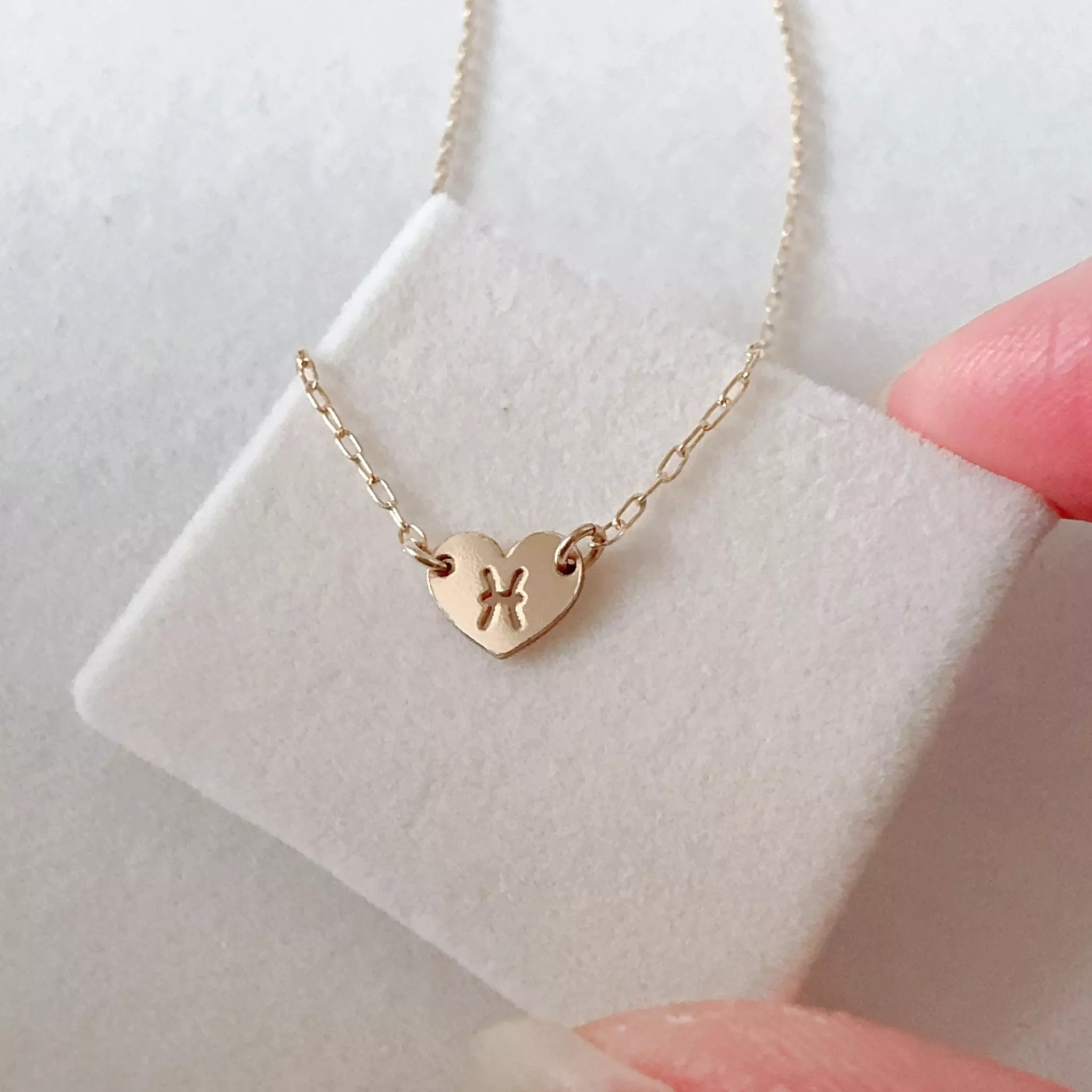 14KGF  ❘ 星座命定愛心項鍊