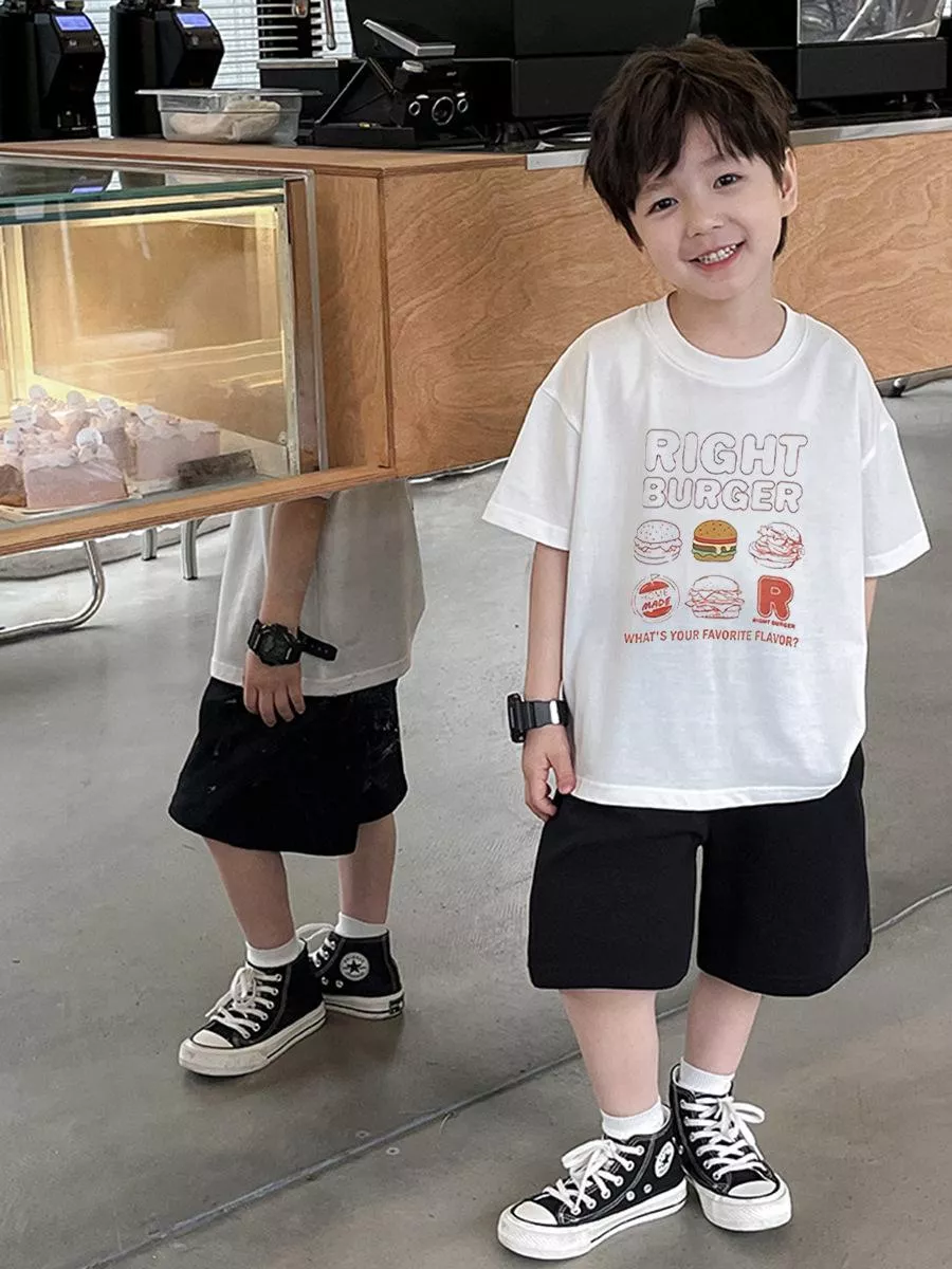 𝐉𝐮𝐧𝐞 ☻ 趣味漢堡印花T