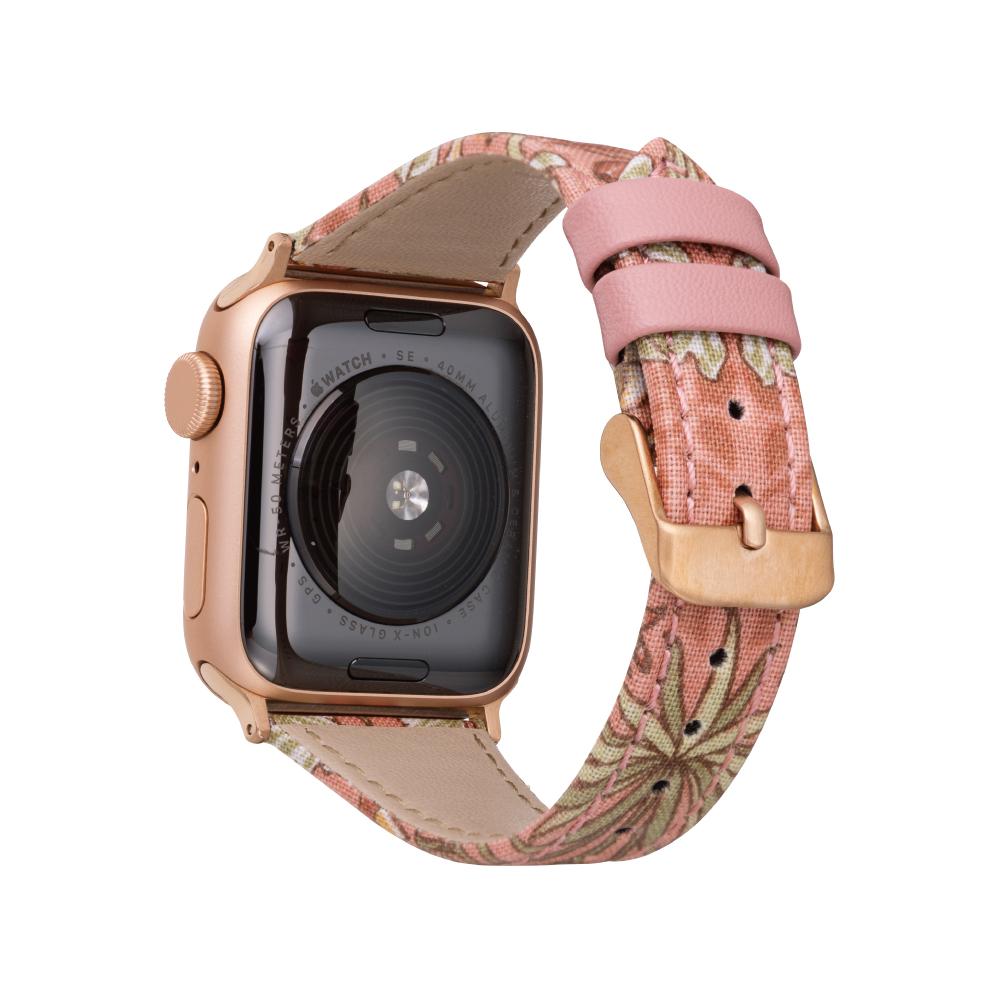 Gramas Apple Watch 38/40/41mm 仕女彩繪錶帶 BEST OF MORRIS 聯名限量款-粉色