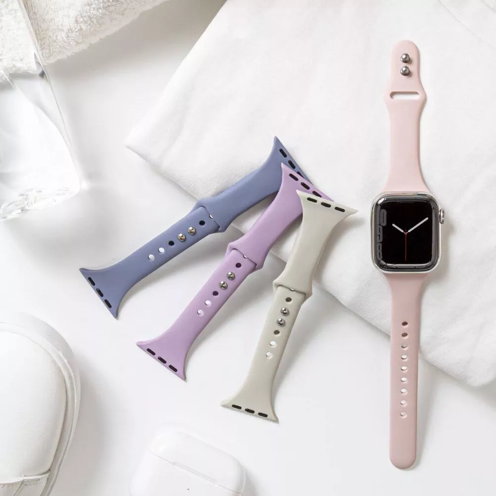 Gramas Apple Watch 38/40/41/42mm 矽膠雙扣錶帶