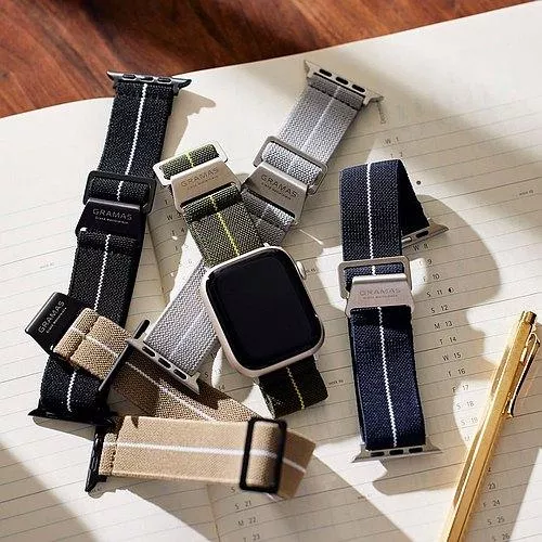 Gramas Apple Watch 38/40/41/42mm 法國海軍帆布錶帶