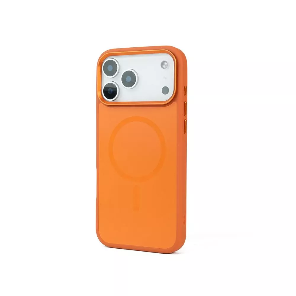 【Gramas】iPhone 17 Pro Max 6.9吋 Mag-G 玻璃散熱磁吸殼(橘)