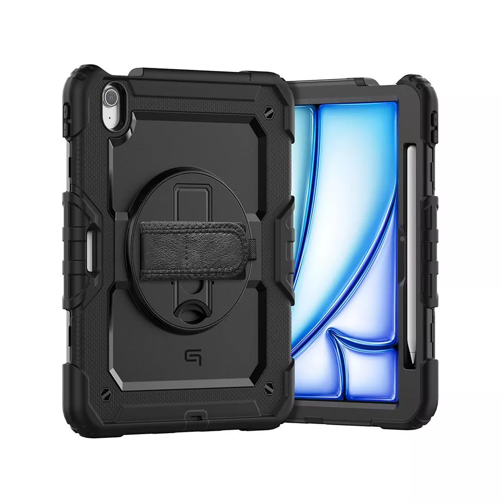 Gramas iPad Air Zero-Limit 零界線全方位平板防摔殼-黑