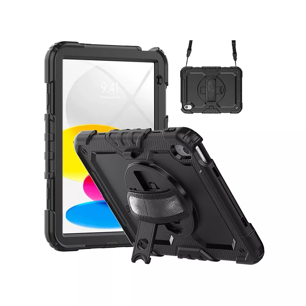 Gramas iPad A16 / 第10代 11吋 Zero-Limit 零界線全方位平板防摔殼-黑