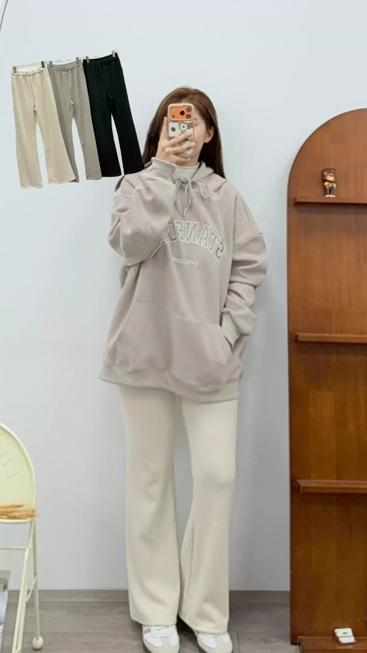 逆天顯腿長喇叭褲 3color