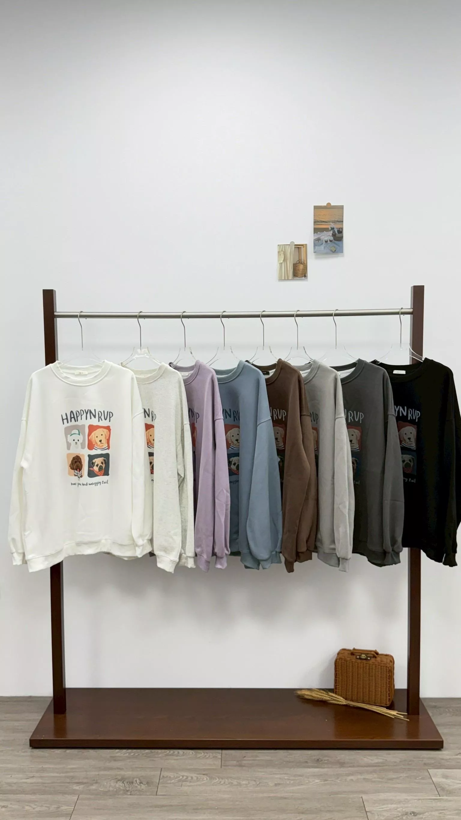 四宮格狗狗大版型T 8color