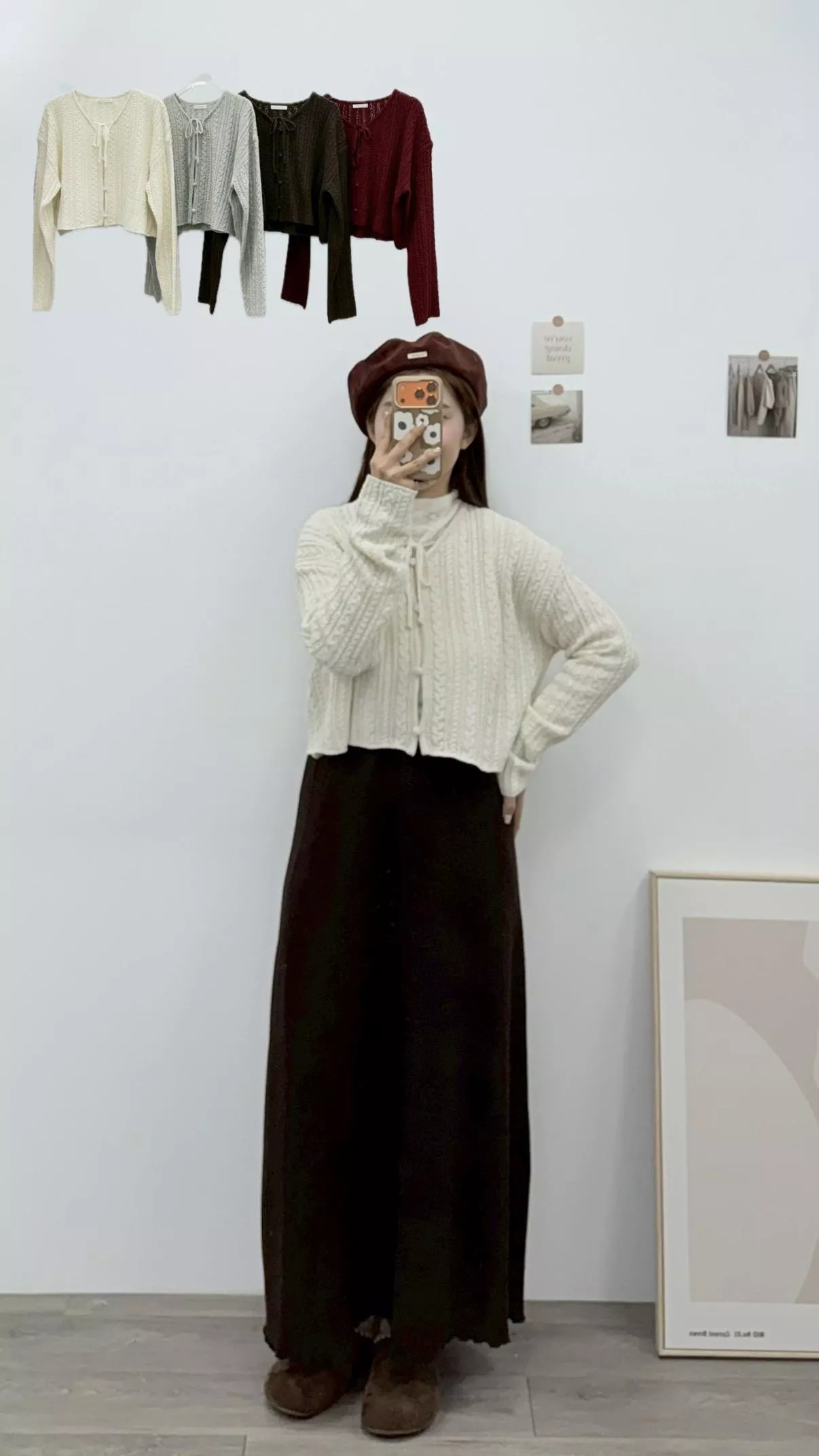 浪漫麻花邊薄毛衣 4color