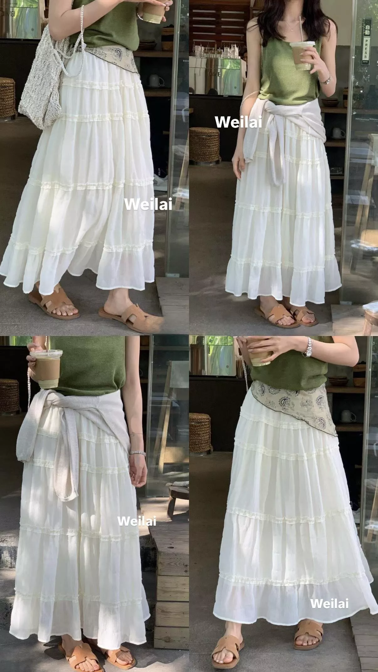 仙女飄飄半身裙