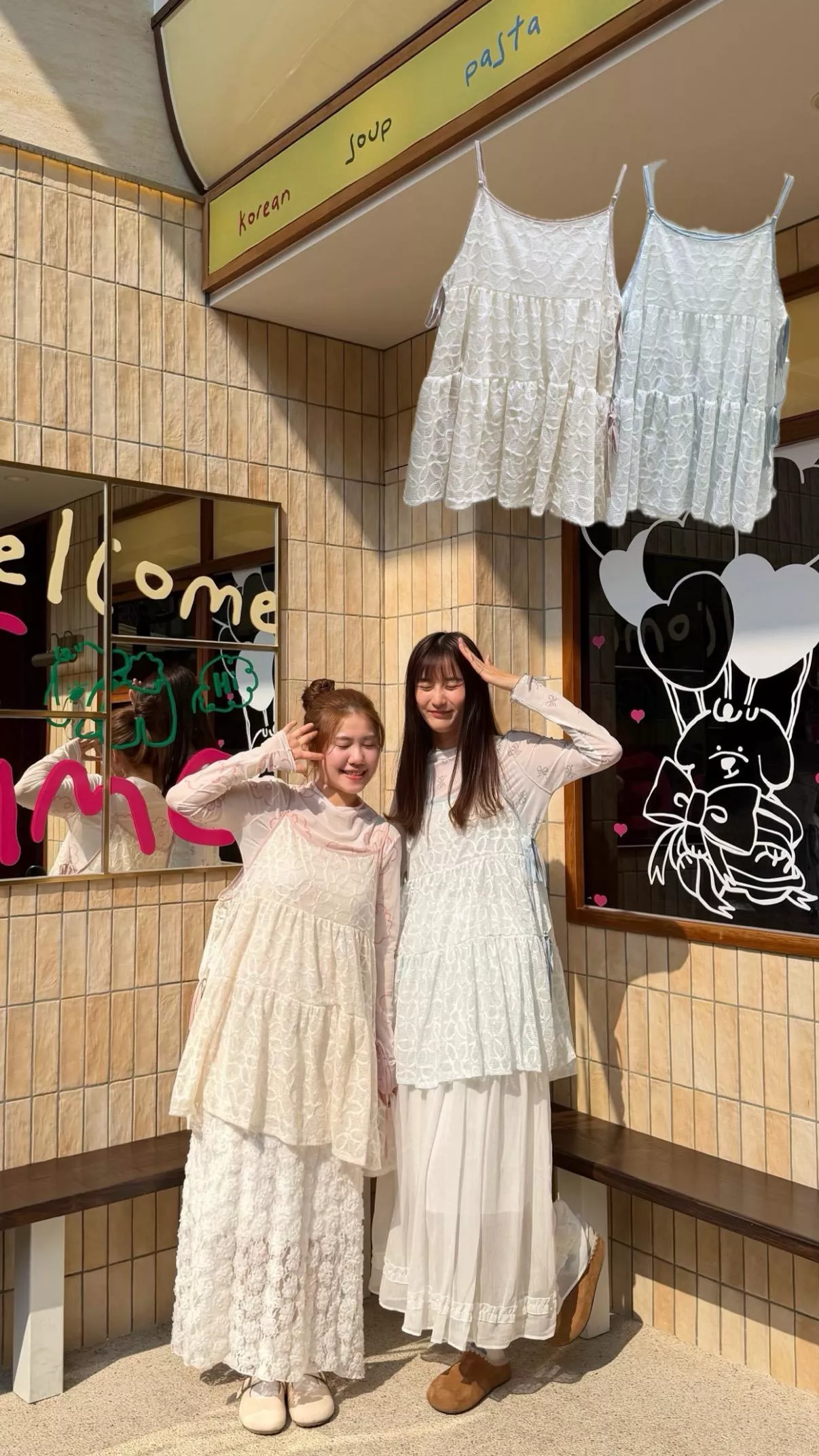 超美花花長版背心🌸 2color