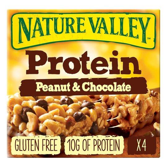 Nature Valley Protein Peanut &amp; Chocolate Bars 4X40g