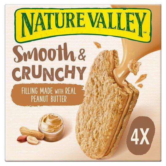 Nature Valley Nut Butter Biscuits Peanut Bar 4X38g