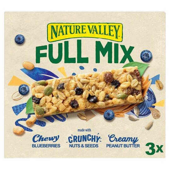 Nature Valley Fullmix Blueberry Cereal Bar 3X40g