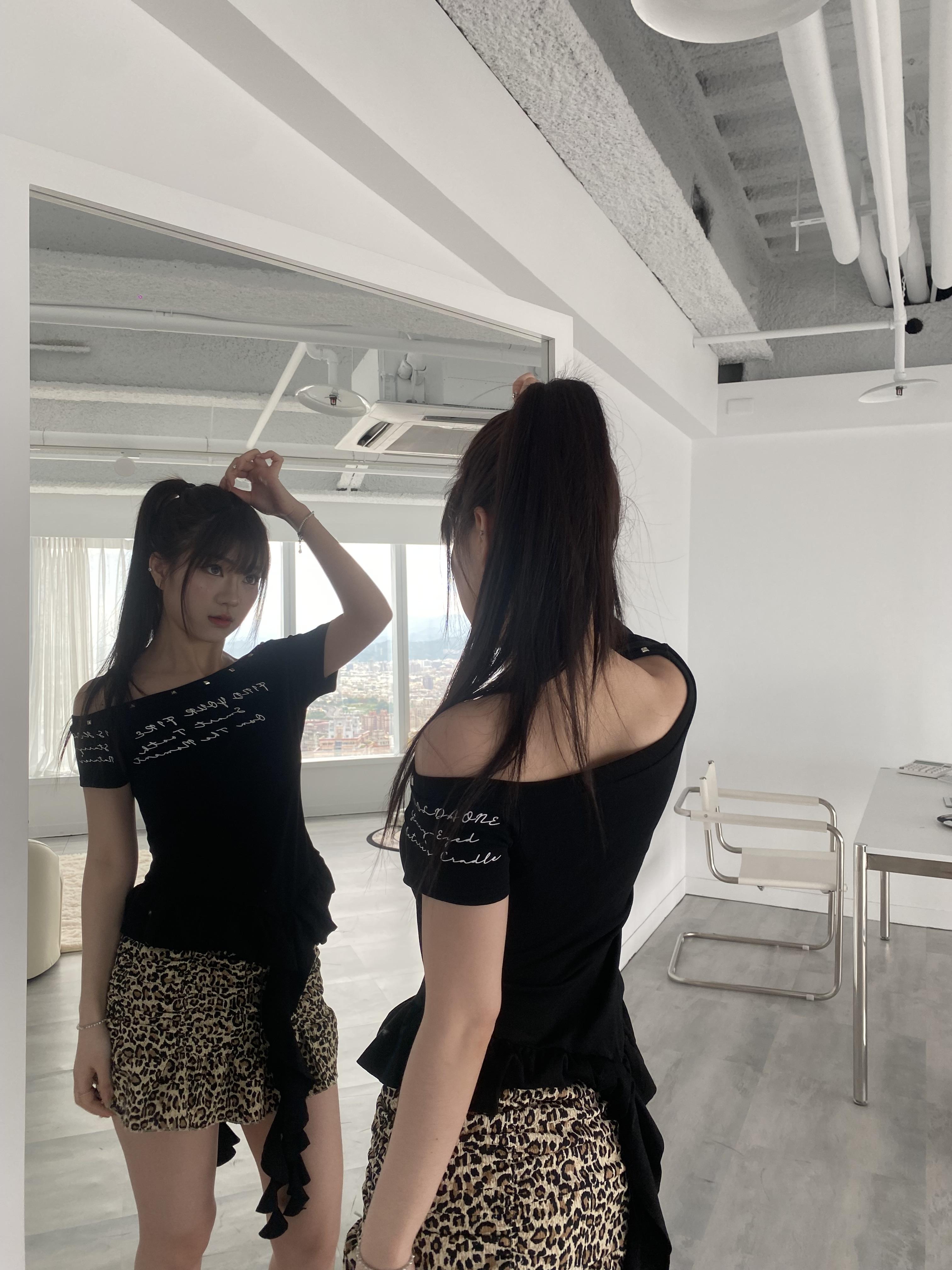 現貨+預購｜復古豹紋元素短裙