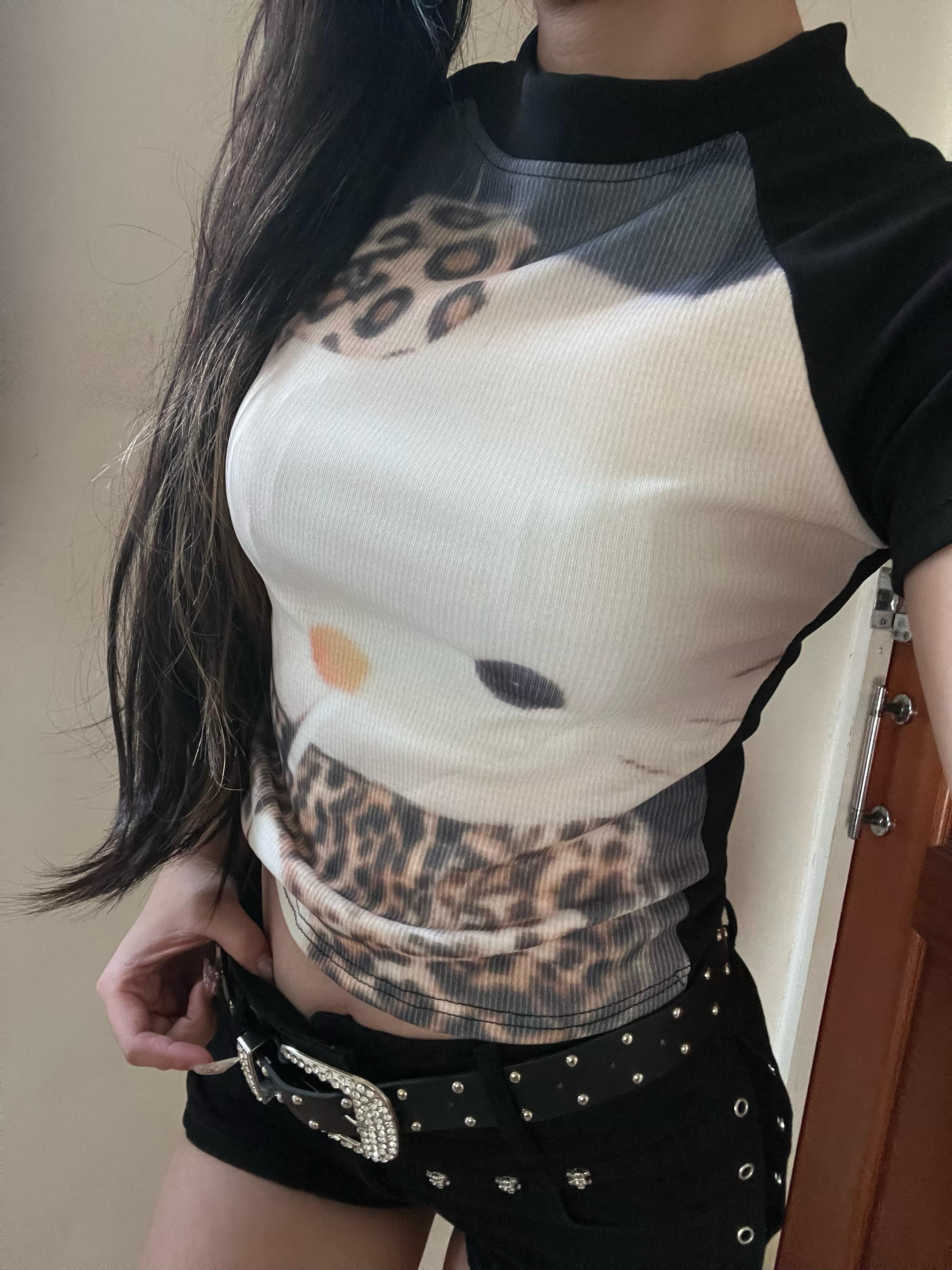 叛逆凱蒂貓 復古印花上衣
