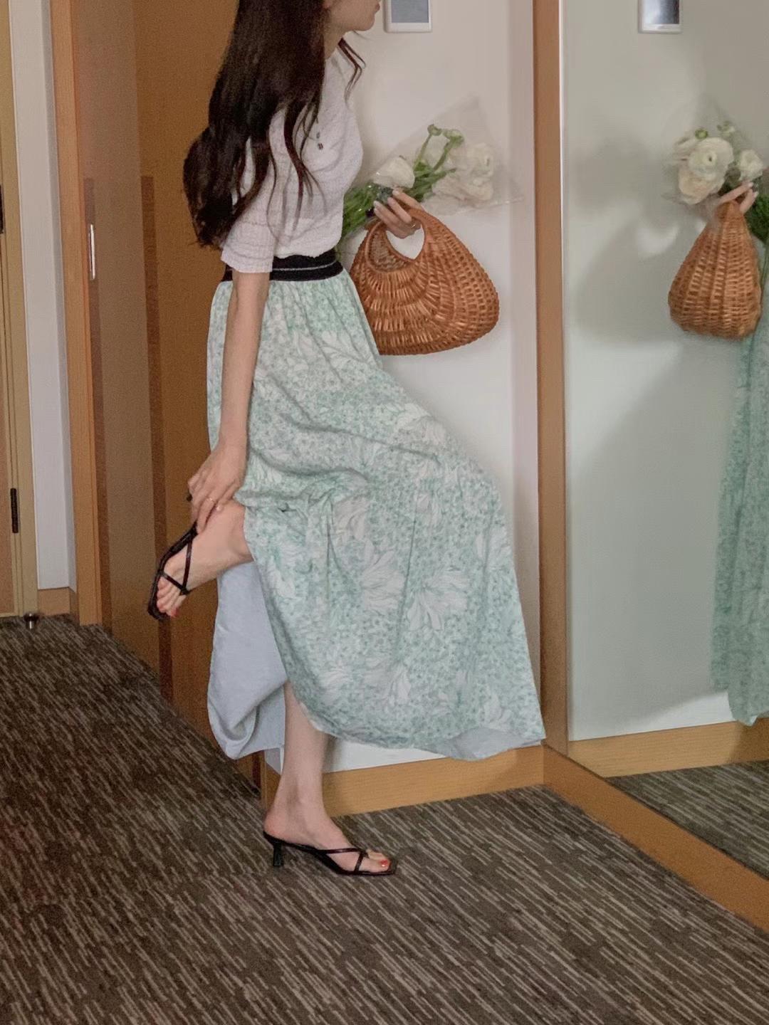 優雅圖騰花裙