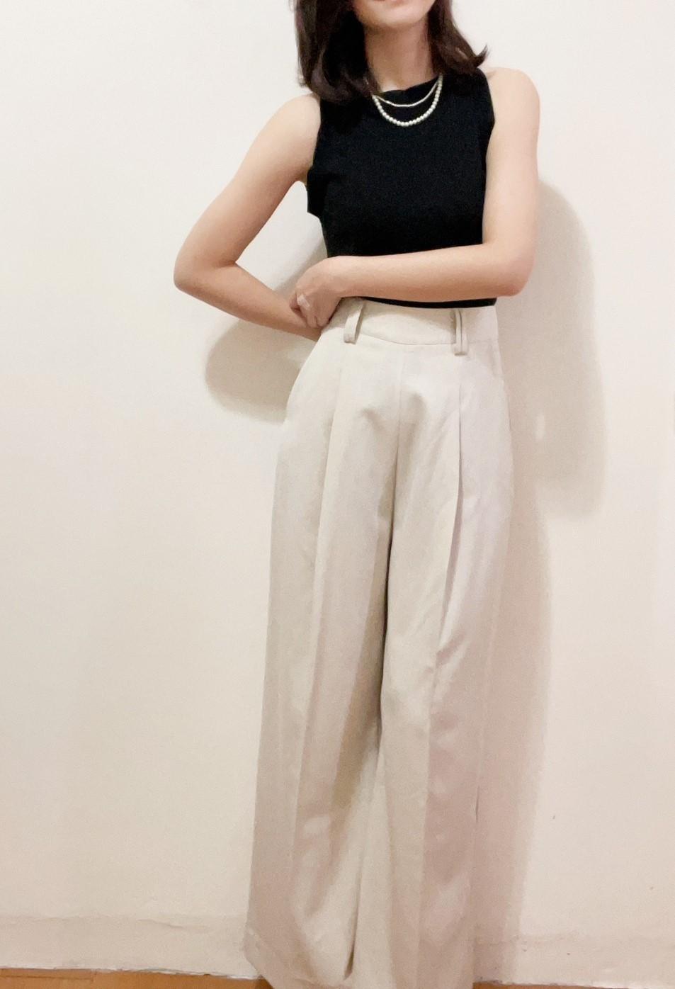 小性感削肩背心
