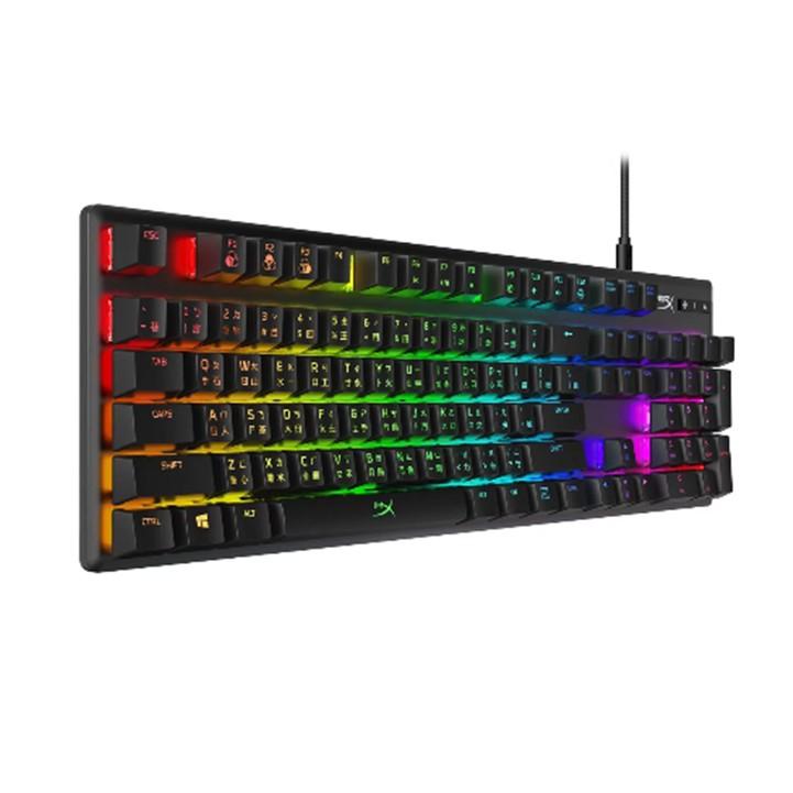 金士頓 HyperX Alloy Origins RGB 機械式電競鍵盤 紅軸 中文 (HX-KB6RDX-TW)