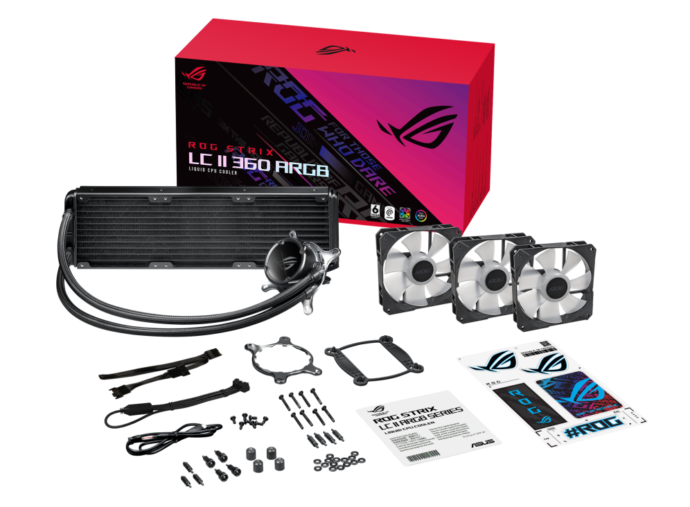 華碩 ROG STRIX LC II 360 ARGB 飛龍二代 水冷散熱器