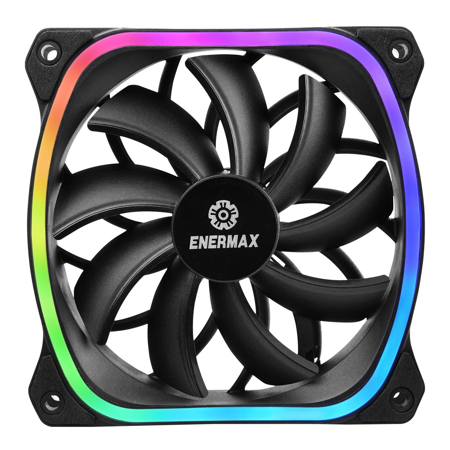 安耐美 ENERMAX 星彩蝠 SquA RGB ARGB 12公分風扇