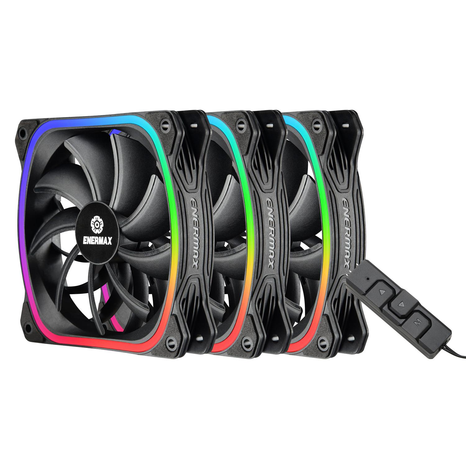 安耐美 ENERMAX 星彩蝠 SquA RGB ARGB 12公分風扇