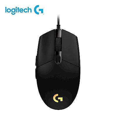 羅技 G102 LIGHTSYNC RGB 七彩光學效果 遊戲滑鼠 莫蘭紫/黑色/炫光藍 (加贈羅技小鼠墊)