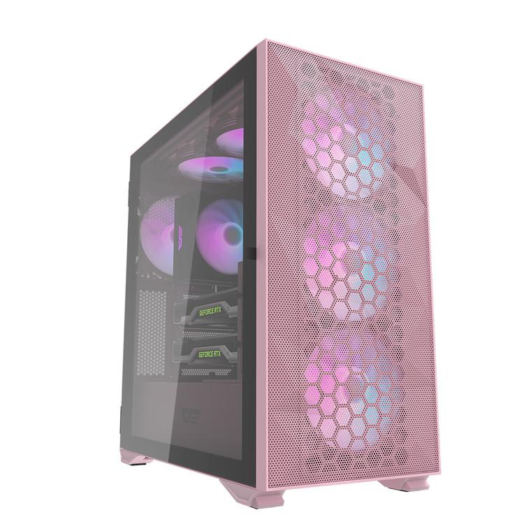 darkFlash大飛 DLX21 Mesh E-ATX 電腦機殼(預鎖4顆14公分A.RGB風扇)