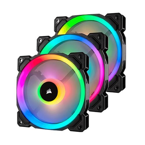 CORSAIR 海盜船 LL120 RGB LED 12公分風扇 白/黑 單風扇 三風扇