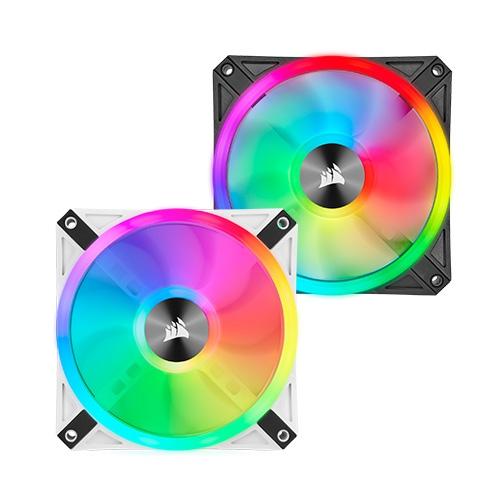 CORSAIR 海盜船 QL120 RGB 12公分風扇 白/黑