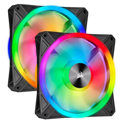 CORSAIR 海盜船 QL140 RGB 14公分風扇 白/黑 單風扇 雙風扇